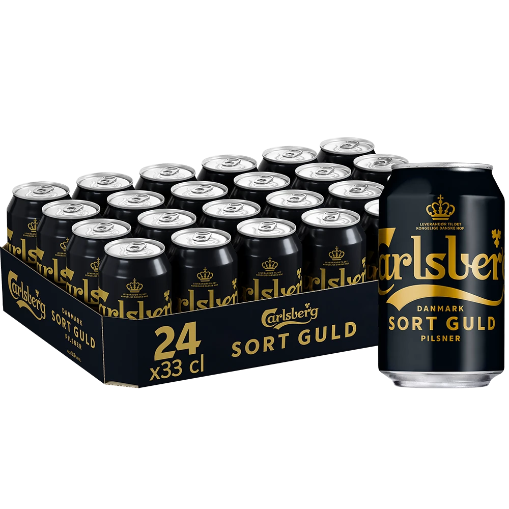 Carlsberg Sort Guld 5,8% 24x 0,33l zzgl. DPG Pfand