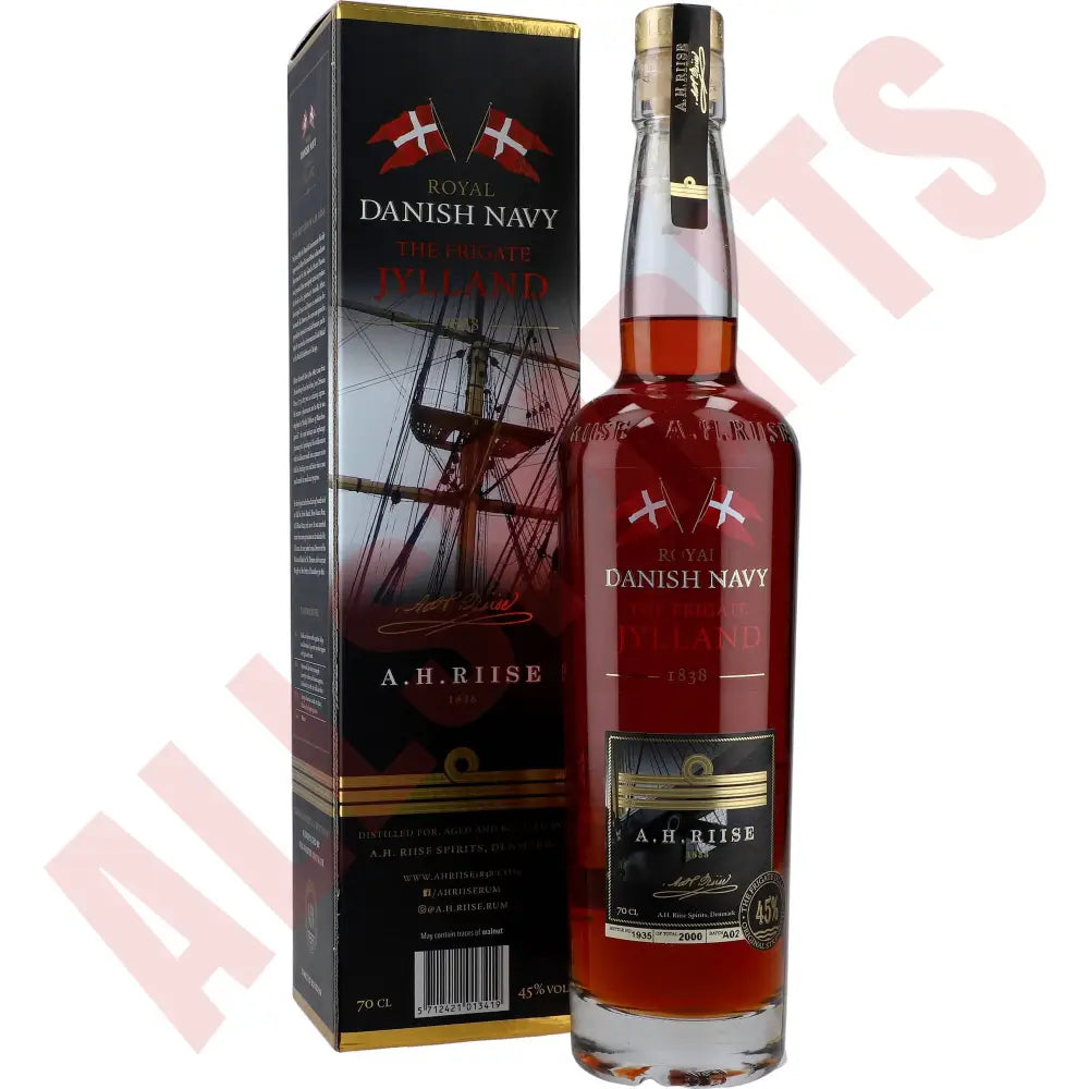 A.H. Riise Danish 'Navy Strength' Rum Geschenkbox 55% 0,7 ltr. - AllSpirits