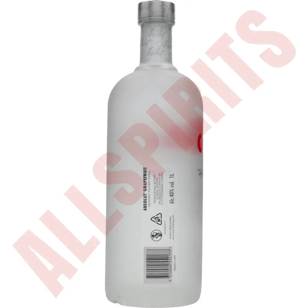 Absolut Grapefruit 40% 1 ltr. - AllSpirits
