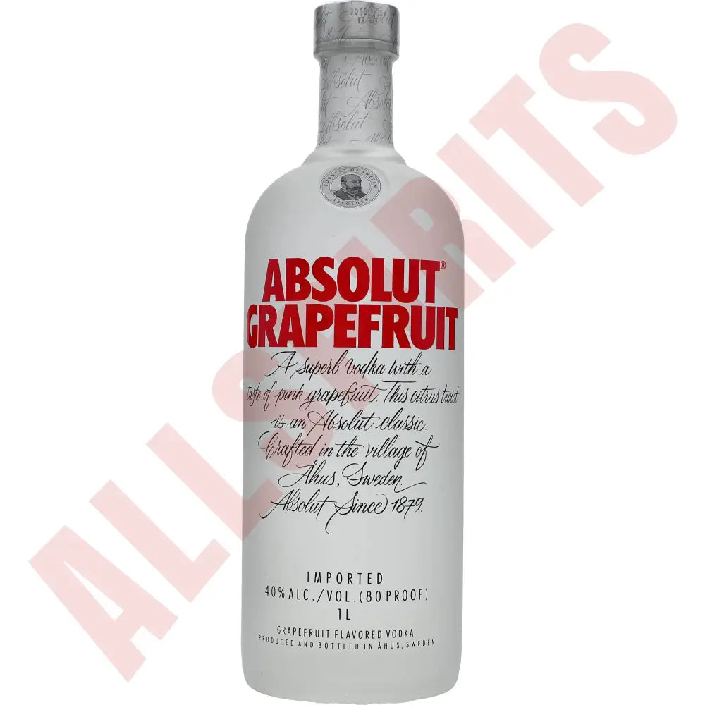 Absolut Grapefruit 40% 1 ltr. - AllSpirits
