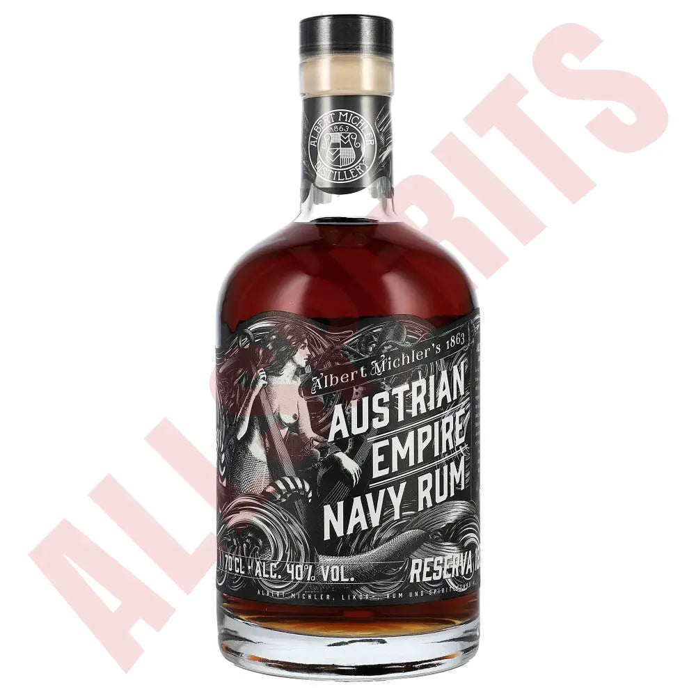 Austrian Empire Navy Rum Reserve 1863 40% 0,7 ltr. -GB- - AllSpirits
