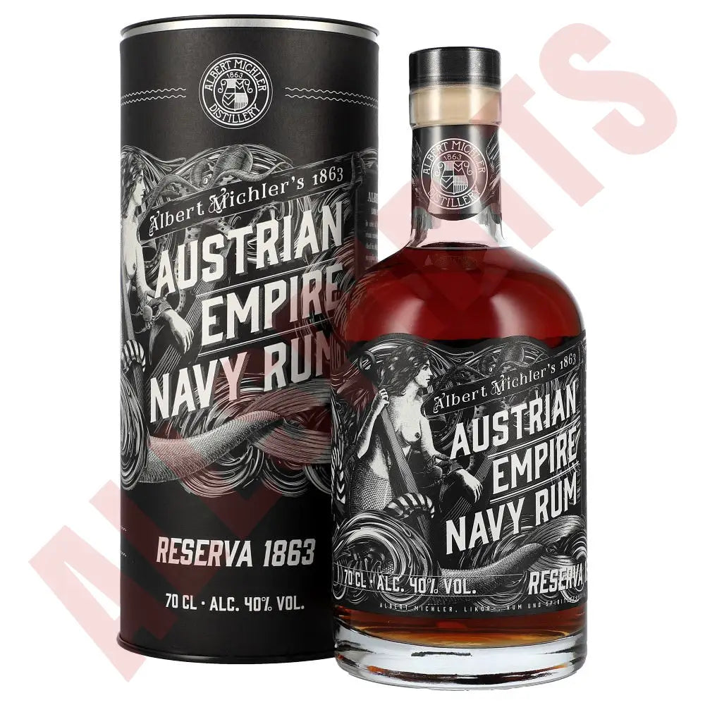Austrian Empire Navy Rum Reserve 1863 40% 0,7 ltr. -GB- - AllSpirits
