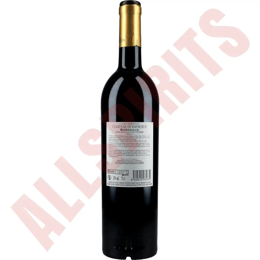 Chateau Fonfroide Bordeaux Cabernet Sauvignon 13 % 0,75 ltr. - AllSpirits