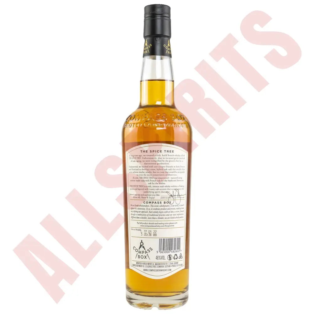 Compass Box Spice Tree Blended Malt 46% 0,7l - AllSpirits