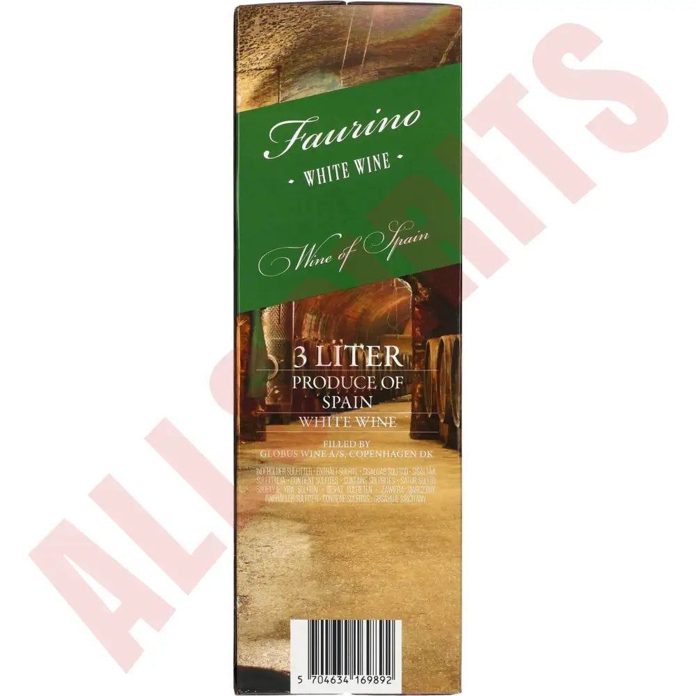 Faurino White 12% 3L BIB - AllSpirits