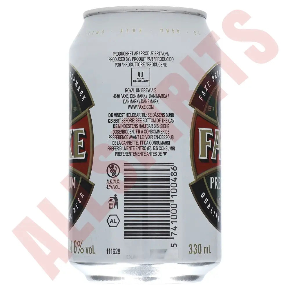 Faxe Premium 4,6% 24x 0,33 ltr. zzgl. DPG Pfand - AllSpirits