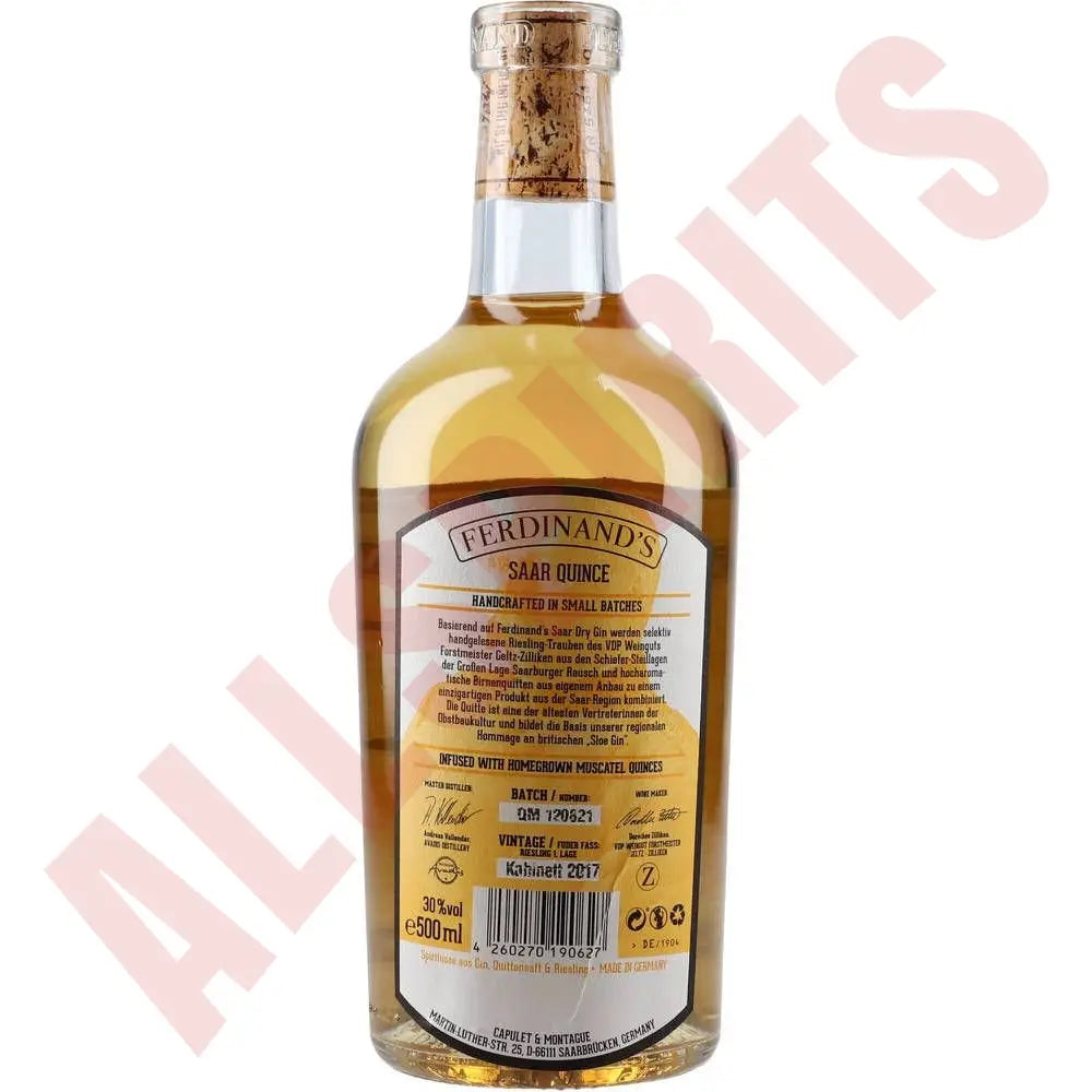 Ferdinand's Saar Quince 0,5l 30% - AllSpirits