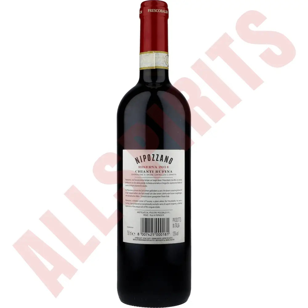 Frescobaldi Nipozzano Riserva Chianti Rúfina 13% 0,75 ltr - AllSpirits