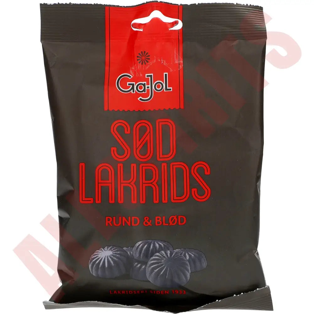 Ga-Jol Sød Lakrids Rund & Blød 140g - AllSpirits