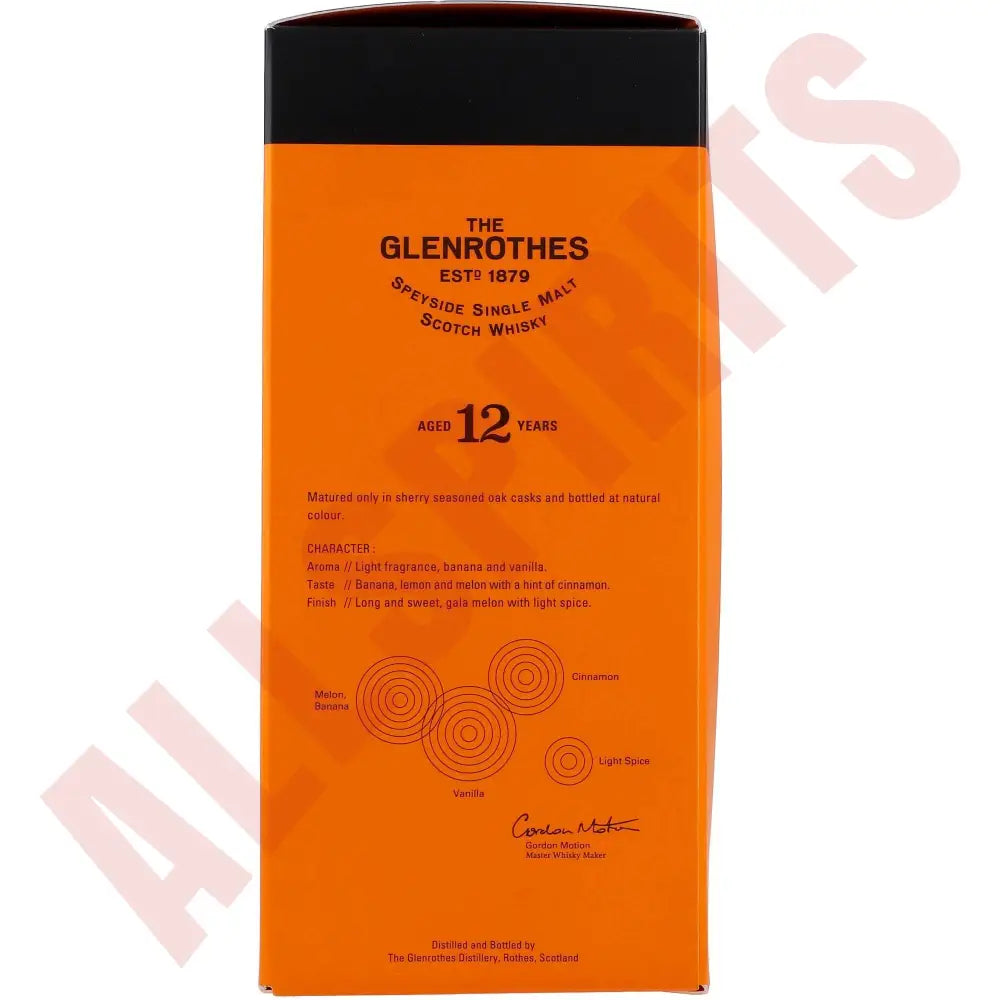 Glenrothes 12YO 40% 0,70l GH - AllSpirits