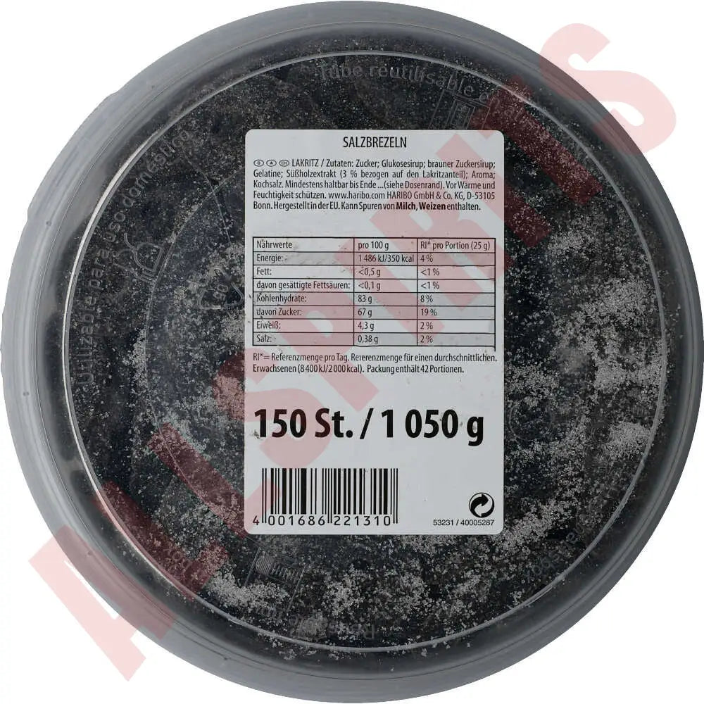 Haribo Salzbrezeln 150 Stk Ds. - AllSpirits