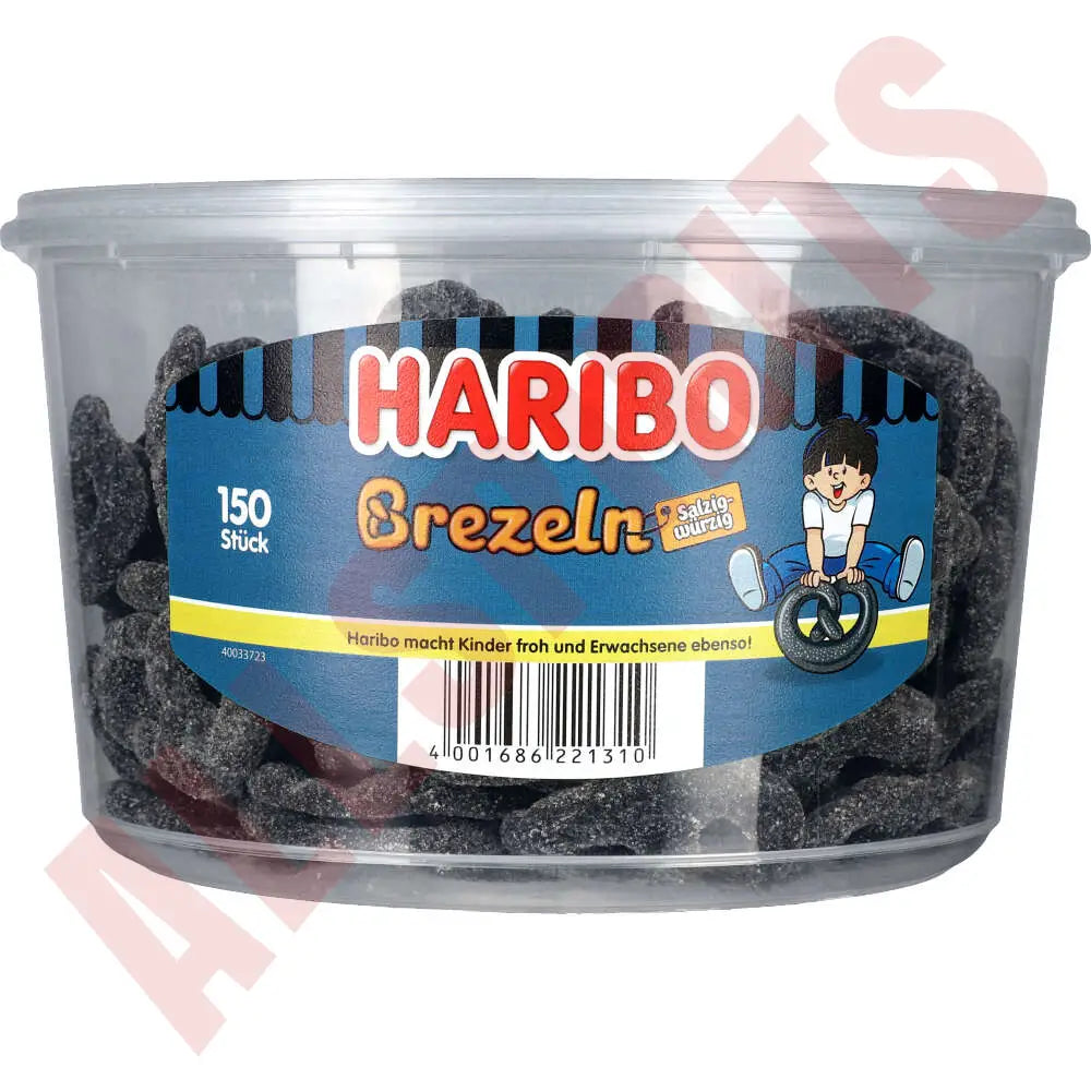 Haribo Salzbrezeln 150 Stk Ds. - AllSpirits