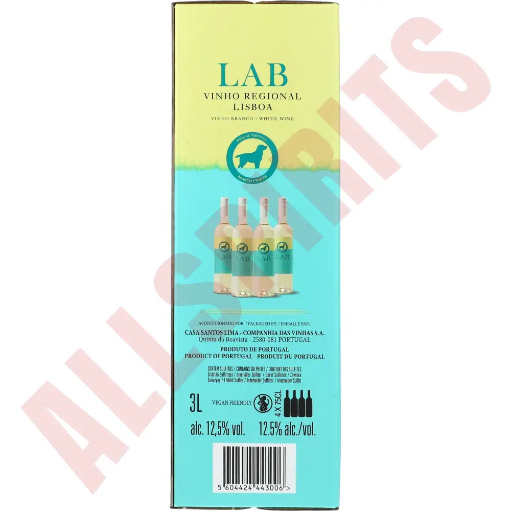 Lab Blanc Fresh & Fruity 12,5% 3 ltr. - AllSpirits