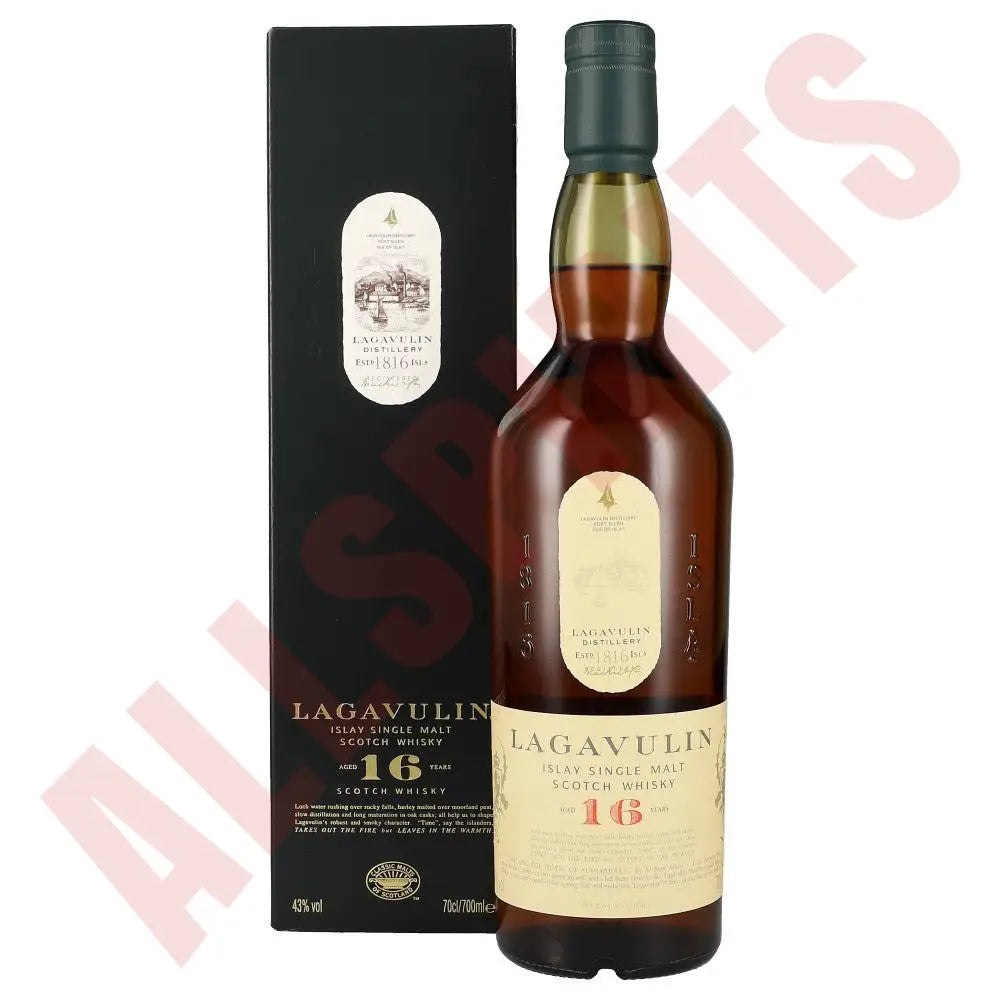 Lagavulin 16 Years 43% 0,7 ltr. - AllSpirits