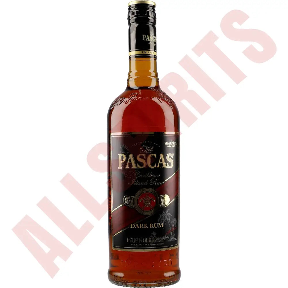 Old Pascas Ron Negro Dark Rum 37.5% 0,7 ltr. Fl - AllSpirits