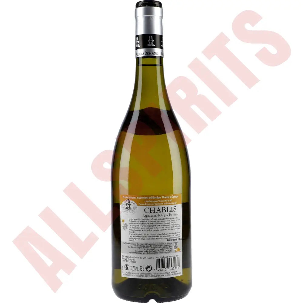 Pasquier Desvignes Chablis 0,75L 12% - AllSpirits