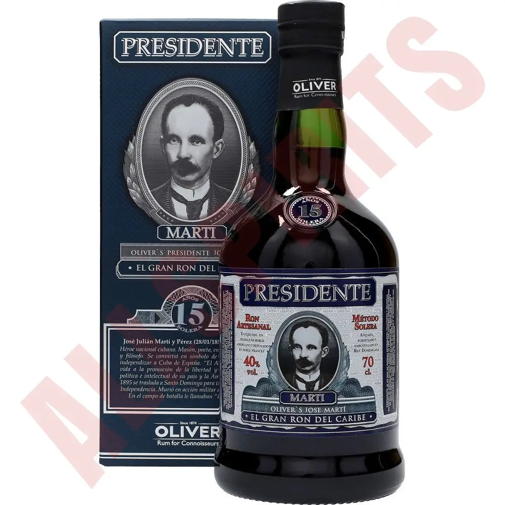 Presidente 15 Years 40% 0,7 ltr. - AllSpirits