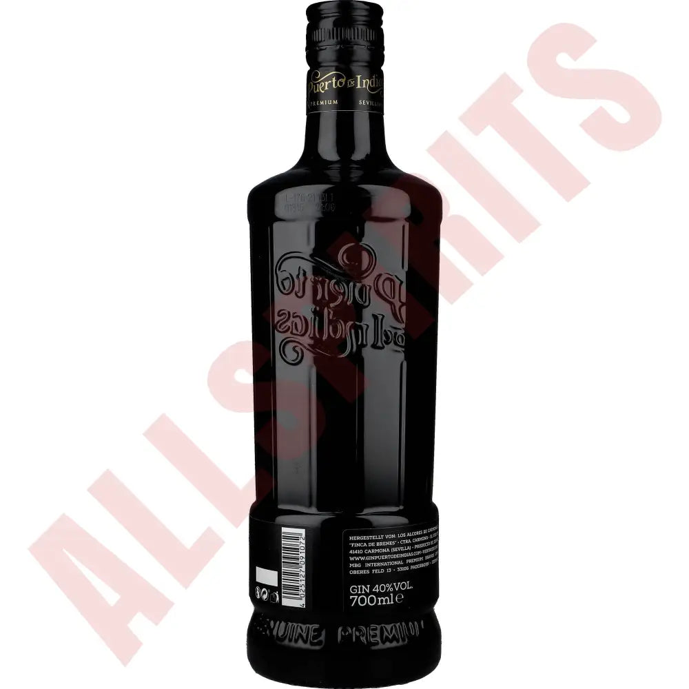 Puerto de Indias Black Gin 40% 0,7 ltr. - AllSpirits