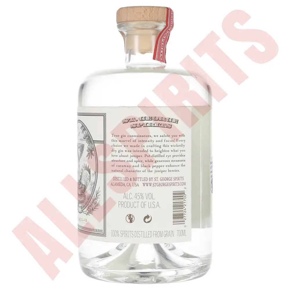 St. George Dry Rye Gin 0,7L 45% - AllSpirits