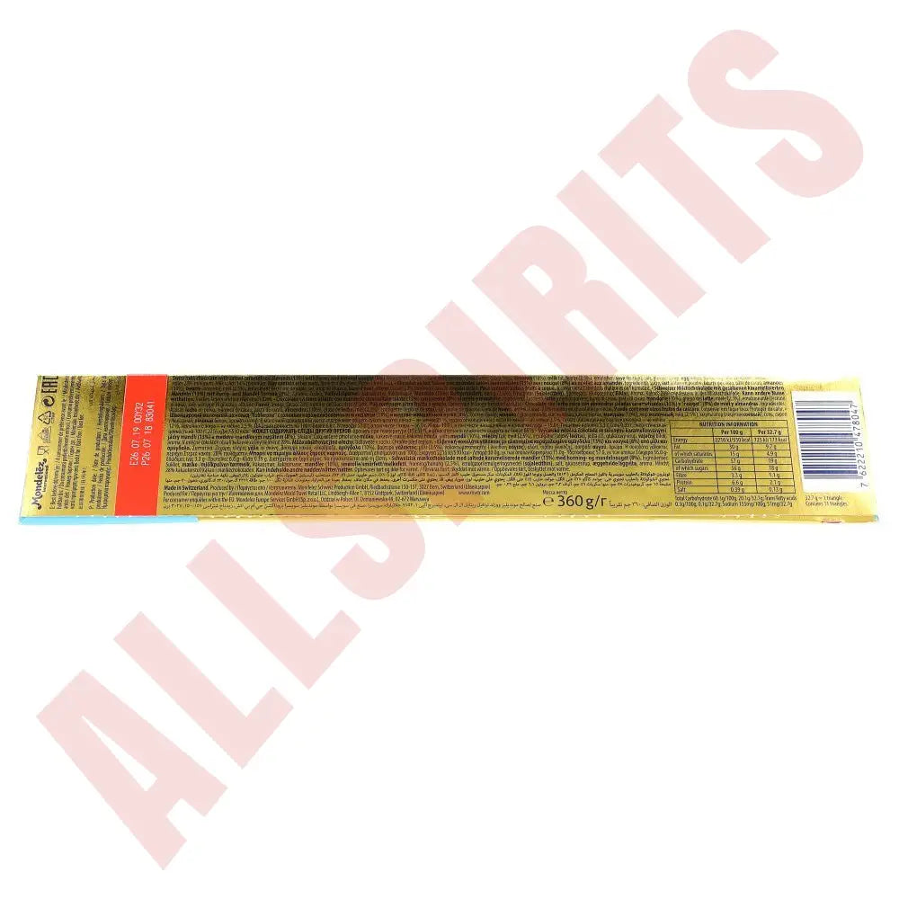 Toblerone Crunchy Almonds 360g - AllSpirits