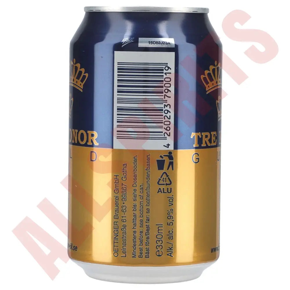 Tre Kronor Guld 5,9 % 24 x 0,33 l zzgl. DPG Pfand - AllSpirits