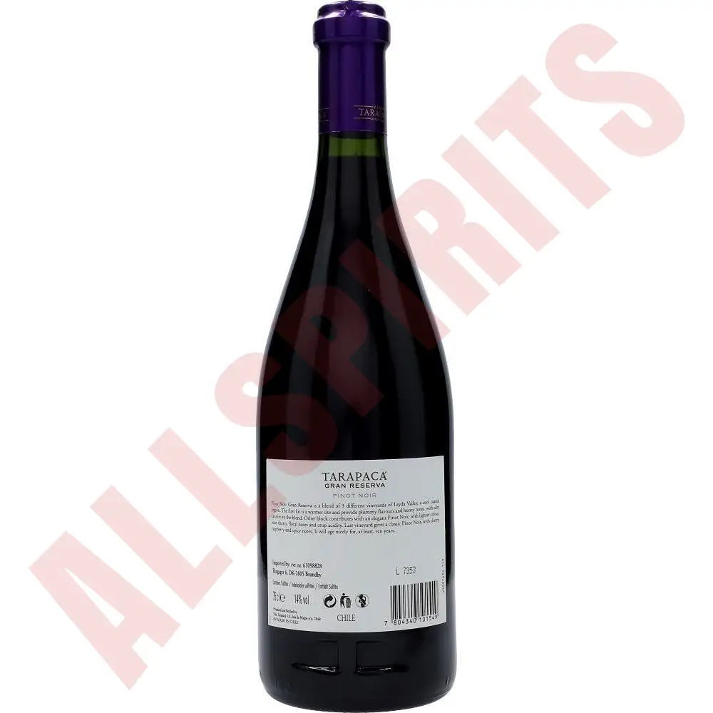 Viña Tarapacá Gran Reserva Pinot Noir 14% 0,75 ltr - AllSpirits