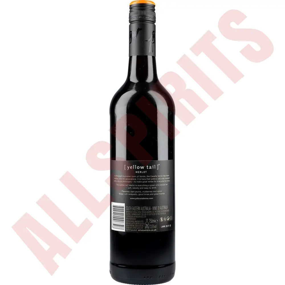 Yellow tail Merlot 13,5% 0,75 ltr. - AllSpirits