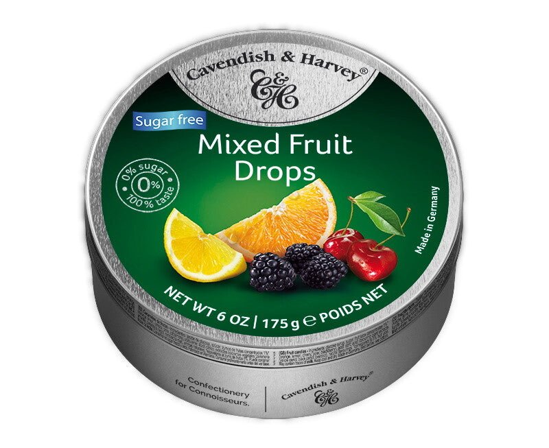C&H Mixed Fruit Drops Sugar free 175g - AllSpirits