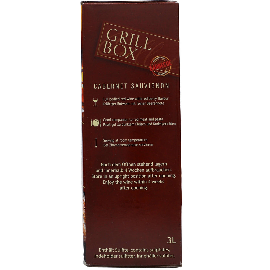 GRILL BOX Cabernet Sauvignon 13% 3 ltr. - AllSpirits