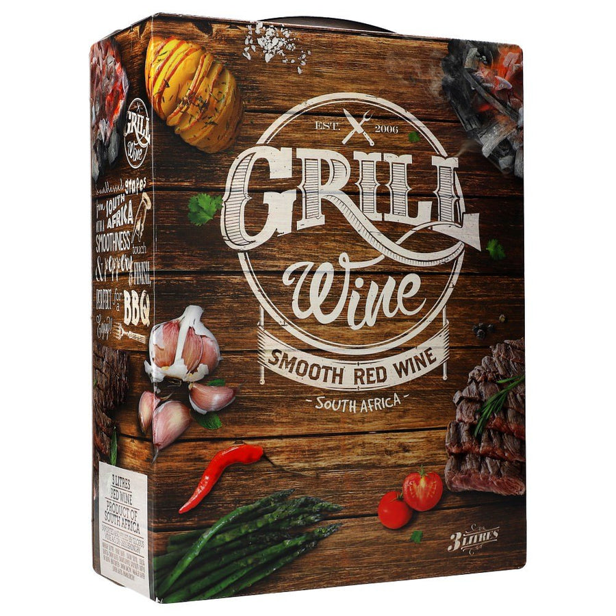Grill Wine Smooth red 15% 3 ltr. - AllSpirits