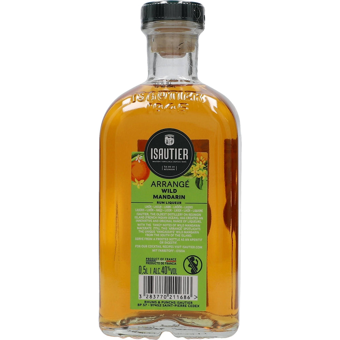 Isautier Arrange Wild Mandarin 0,5L 40% - AllSpirits