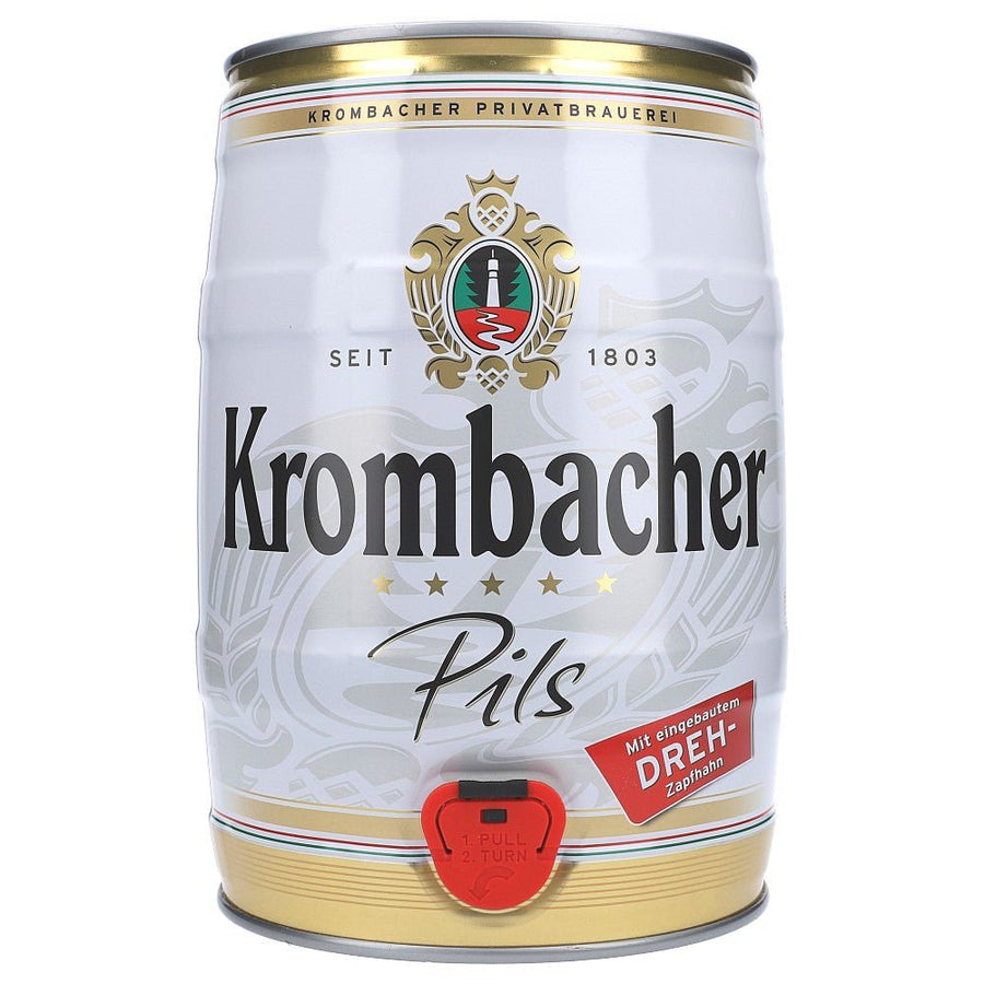 Krombacher Pils 4,8% 5 ltr. Partyfass - AllSpirits