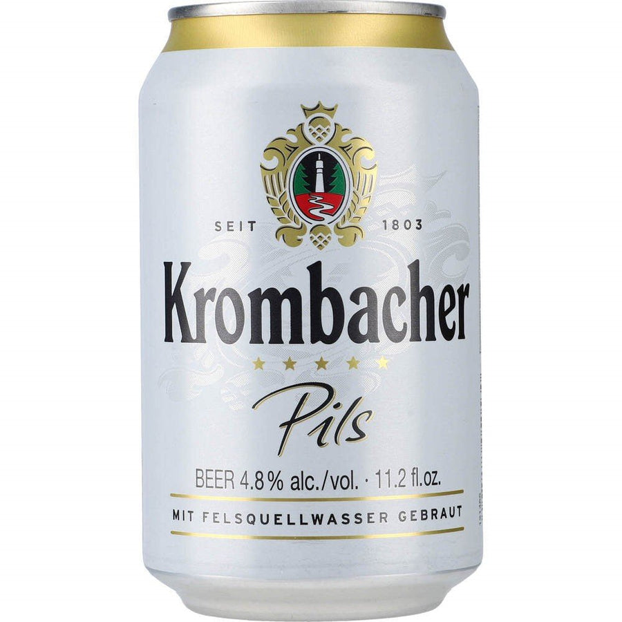 Krombacher Pils Premium Beer 4,8% 24x 0,33 ltr. zzgl. DPG Pfand - AllSpirits