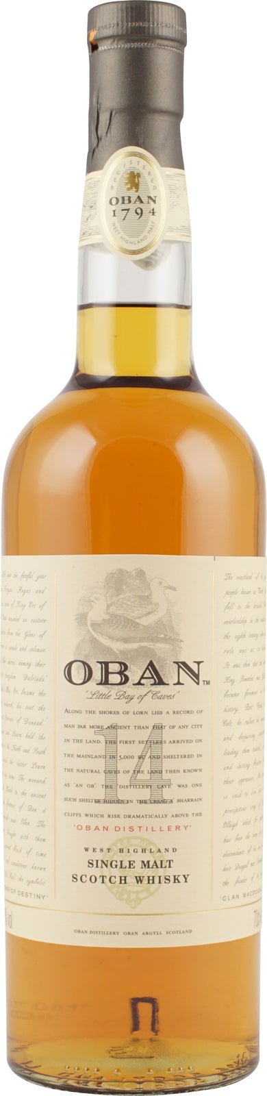 Oban Malt Whisky 14 Jahre 43% 0,7 ltr. - AllSpirits