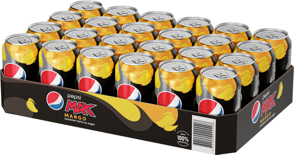 Pepsi Max Mango 24x0,33 ltr. zzgl. DPG Pfand - AllSpirits