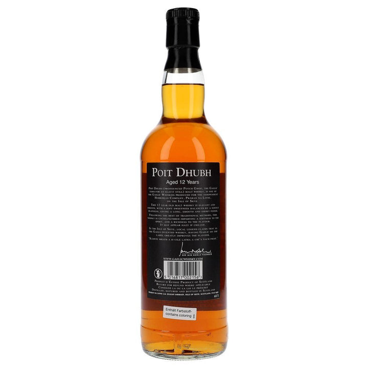 Poit Dhubh 12 Years Malt Whisky 43% 0,7 ltr - AllSpirits