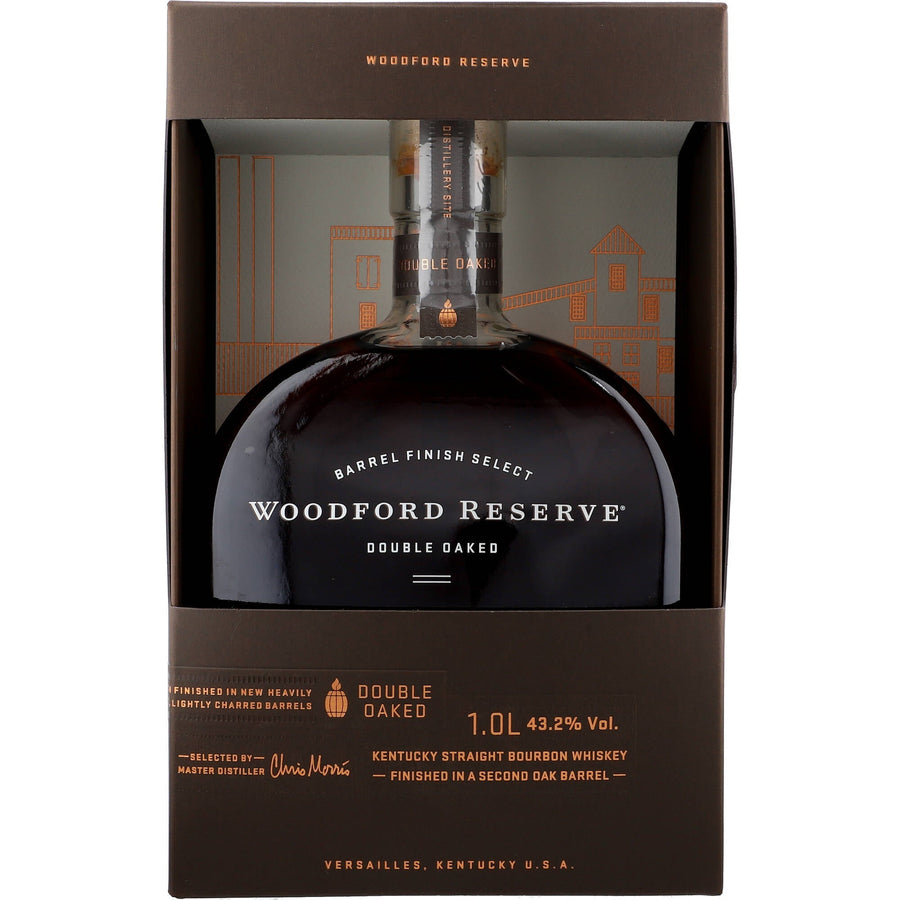 Woodford Double Oaked 43,2% 1 ltr. - AllSpirits