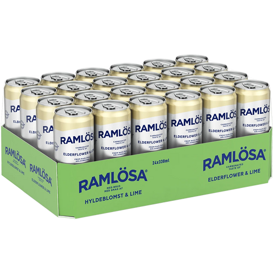 Ramlösa Hyldeblomst & Lime 24x 0,33 ltr. zzgl. DPG Pfand
