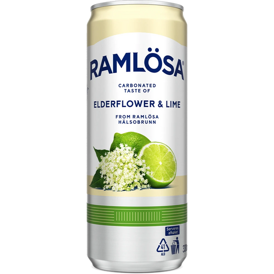 Ramlösa Hyldeblomst & Lime 24x 0,33 ltr. zzgl. DPG Pfand