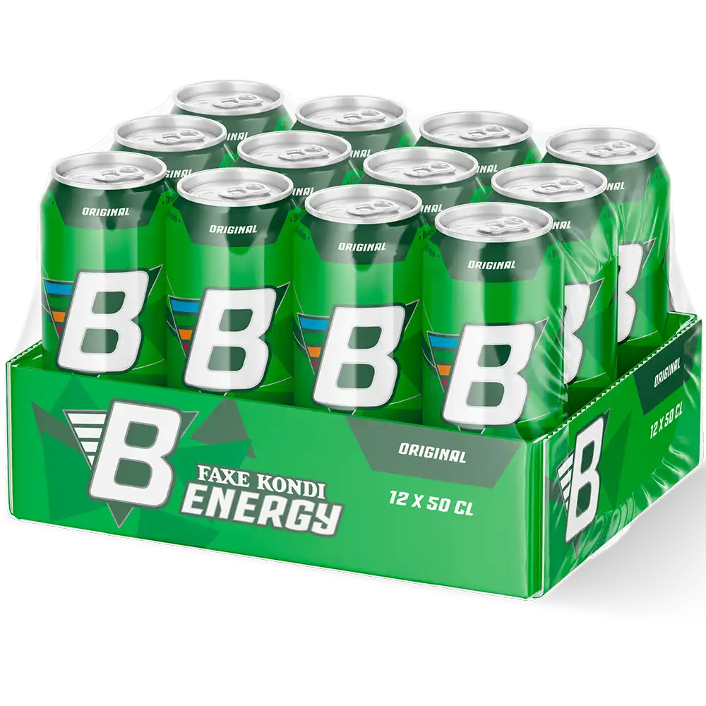 Faxe Kondi Energy Drink Original 12 x 0,5 ltr. zzgl. DPG Pfand