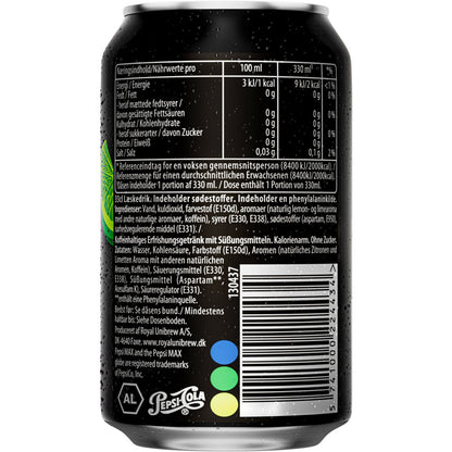 Pepsi Max Lime 24x0,33 ltr. zzgl. DPG Pfand