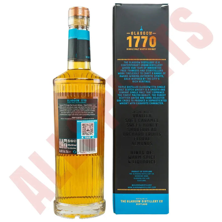 1770 Glasgow Single Malt Scotch Whisky - Triple Distilled Smooth 46% 0,7l - AllSpirits