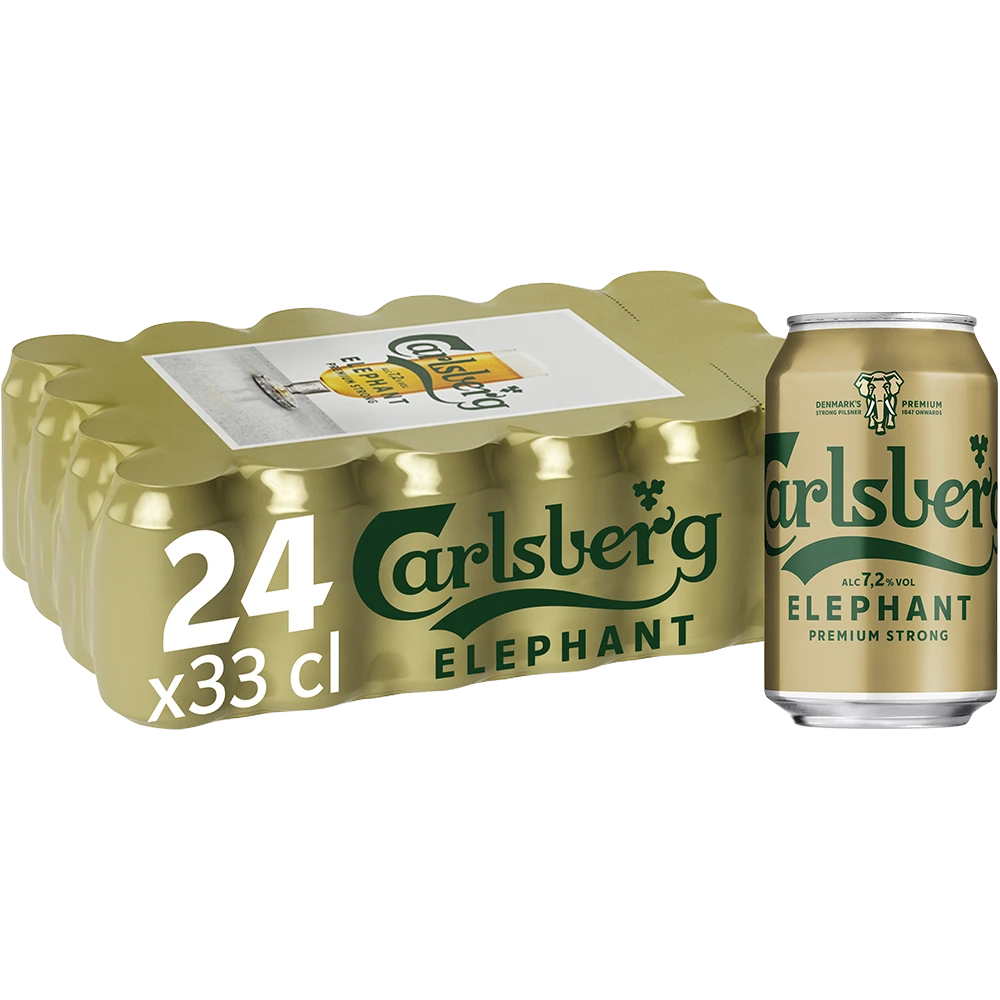 Carlsberg Elephant Beer 7,2% 24x 0,33 ltr. zzgl. DPG Pfand