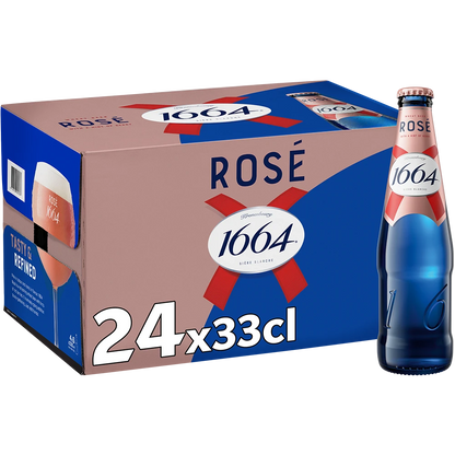 Kronenbourg 1664 Rosé 5% 24 x 0,33 ltr Flasche