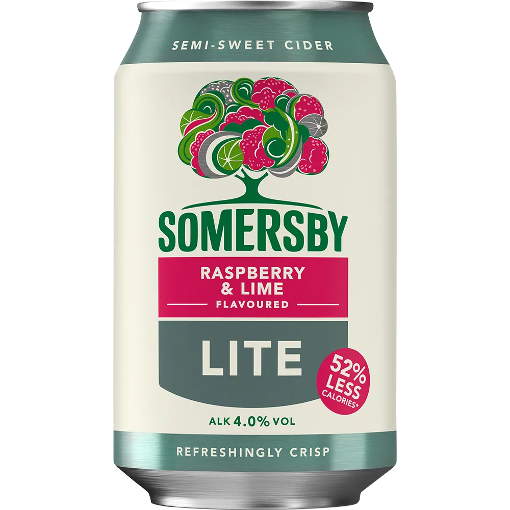 Somersby Raspberry & Lime Lite 4,0% 20x 0,33l  zzgl. DPG Pfand