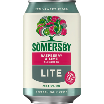 Somersby Raspberry & Lime Lite 4,0% 20x 0,33l  zzgl. DPG Pfand