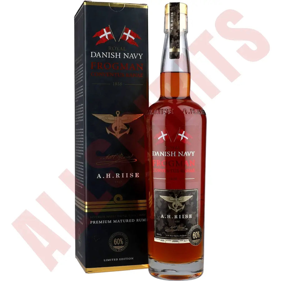 A.H. Riise Danish Navy Frogman Conventus Ranae 60% 0,7 ltr. - AllSpirits