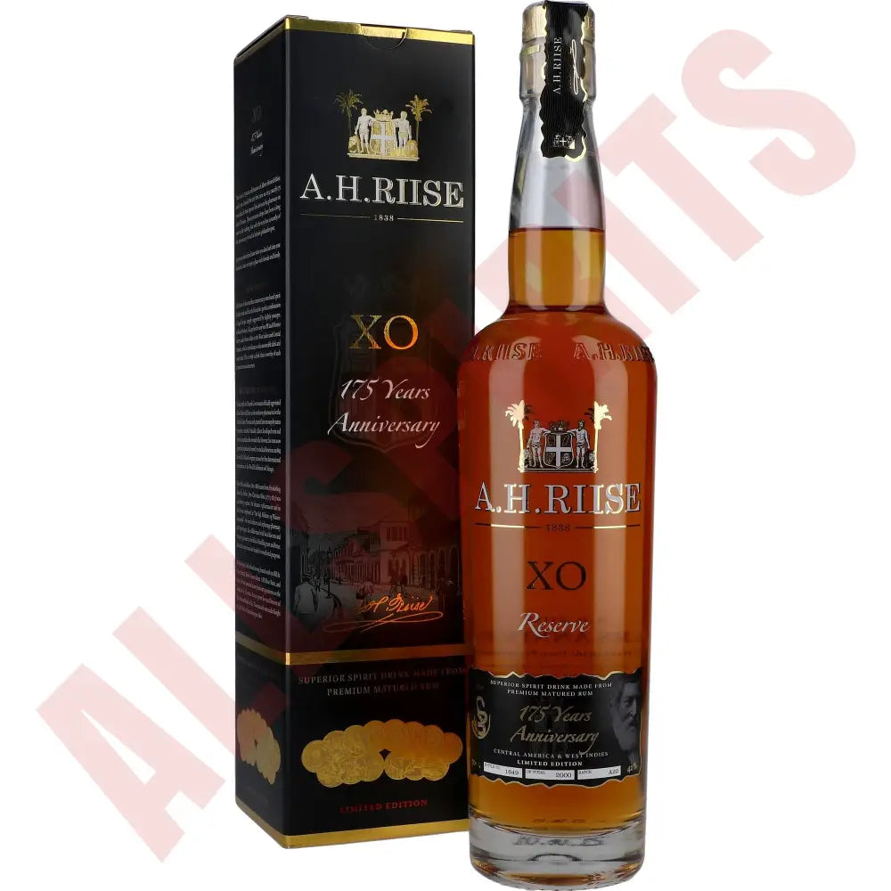 A.H. Riise X.O. 175 Years Anniversary Edition Rum Geschenkbox 42% 0,7 ltr. - AllSpirits