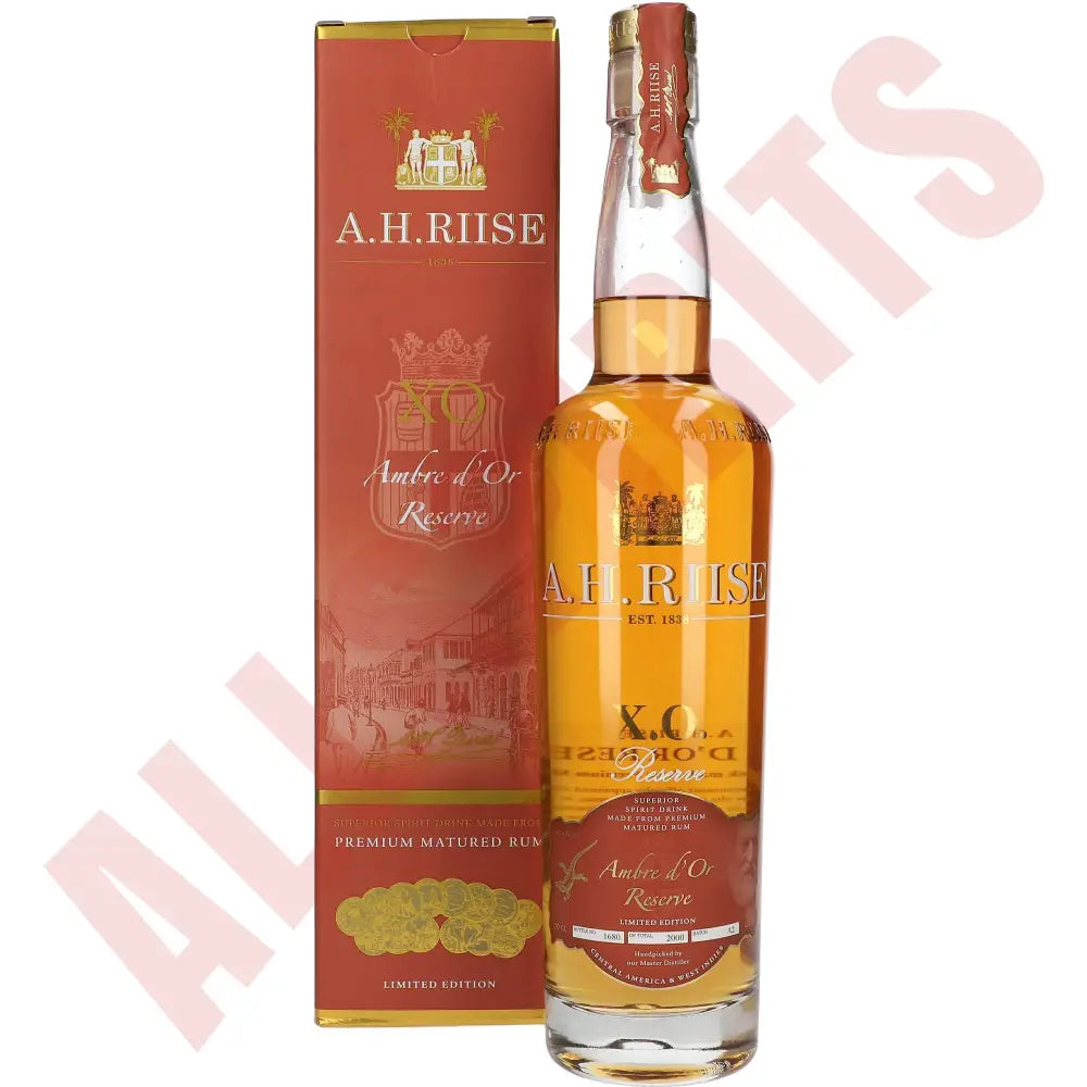 A.H.Riise XO Ambre d`or Reserve 42% 0,7 ltr. - AllSpirits