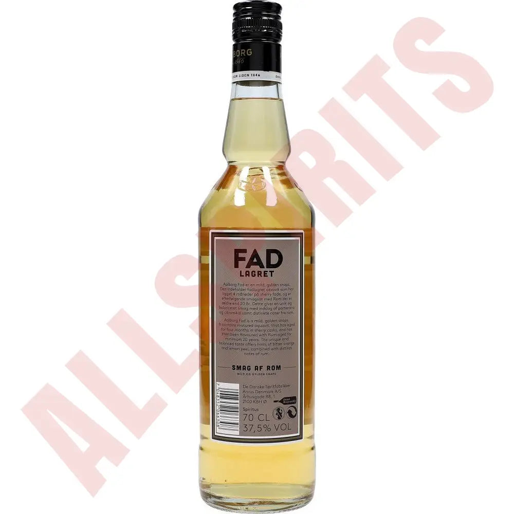 Aalborg Fadlagred 37,5% 0,7 ltr. - AllSpirits